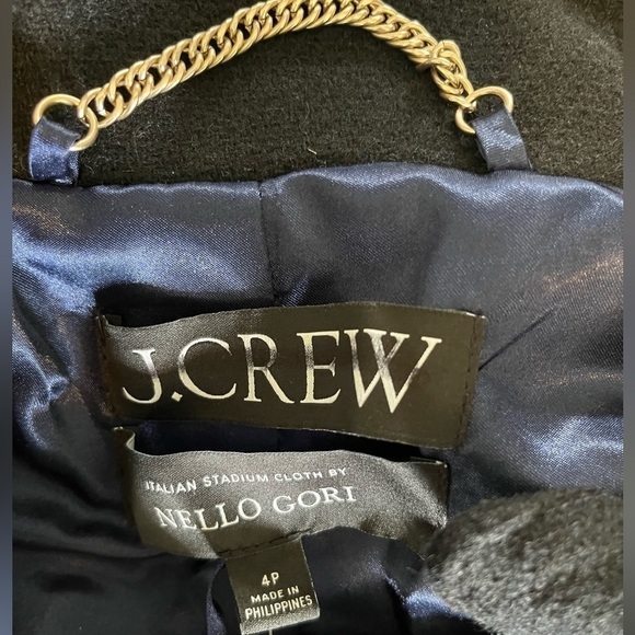J. Crew New chateau parka Italian stadium-cloth coat BM948 Black 6 - Picture 12 of 13
